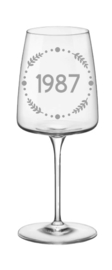 Wijnglas geboorte jaar