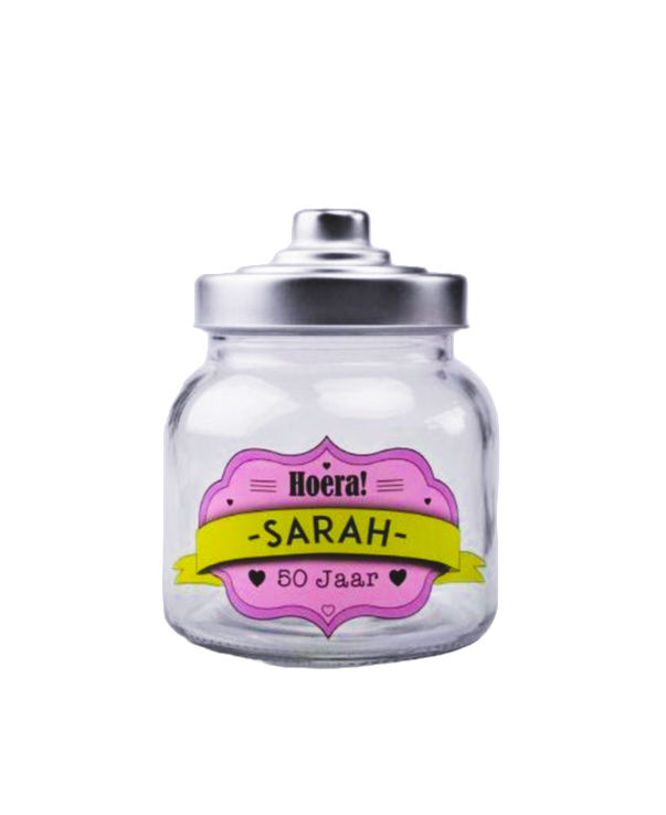 Snoep pot Sarah
