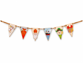 Kleur je eigen sinterklaas slinger