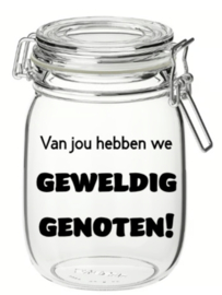 Weckpot geweldig genoten