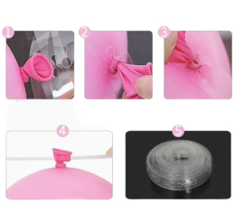 Ballonketting (per meter)