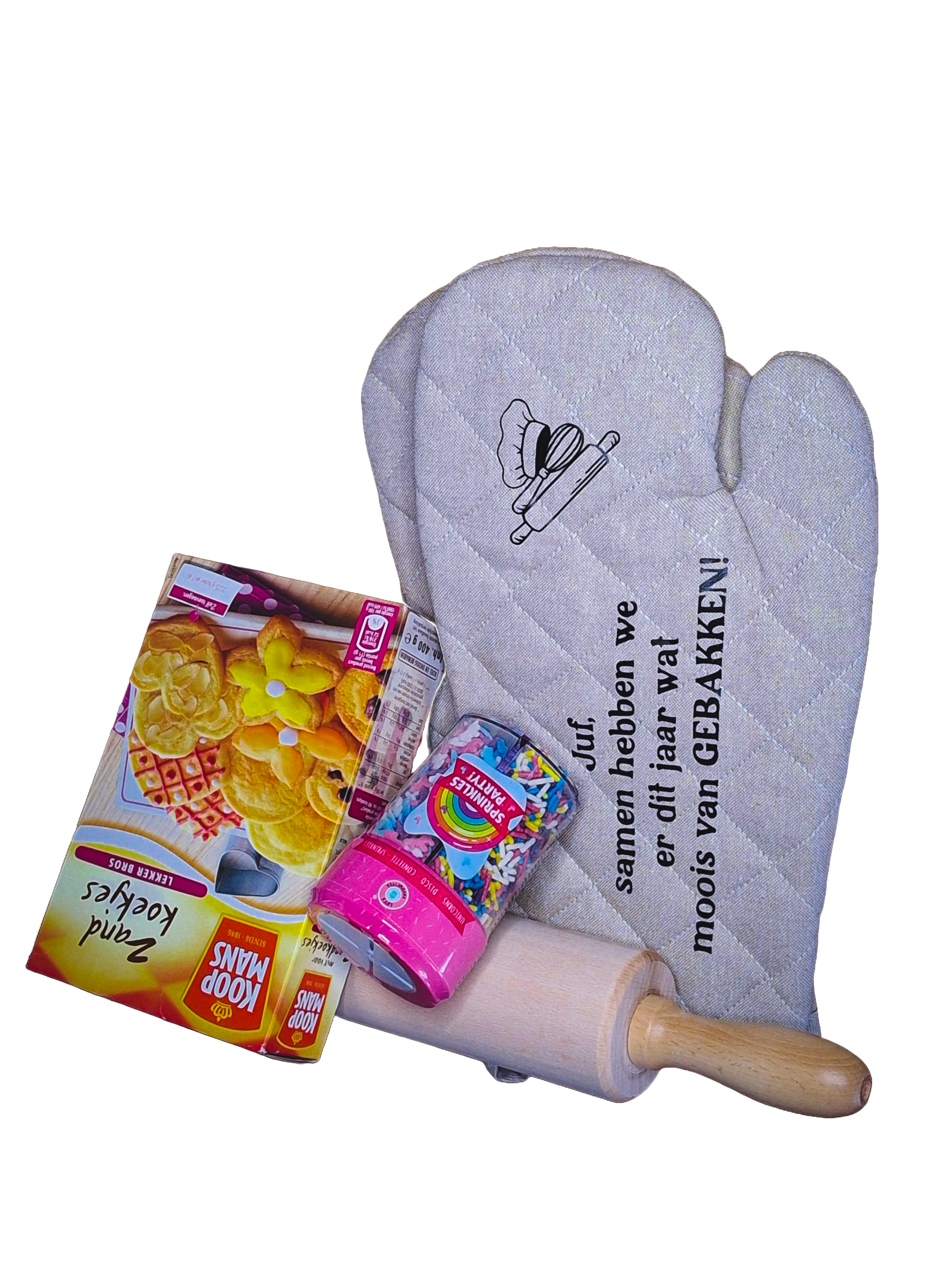 Bakpakket voor juf.