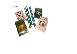 Voetbal schrijfboekjes