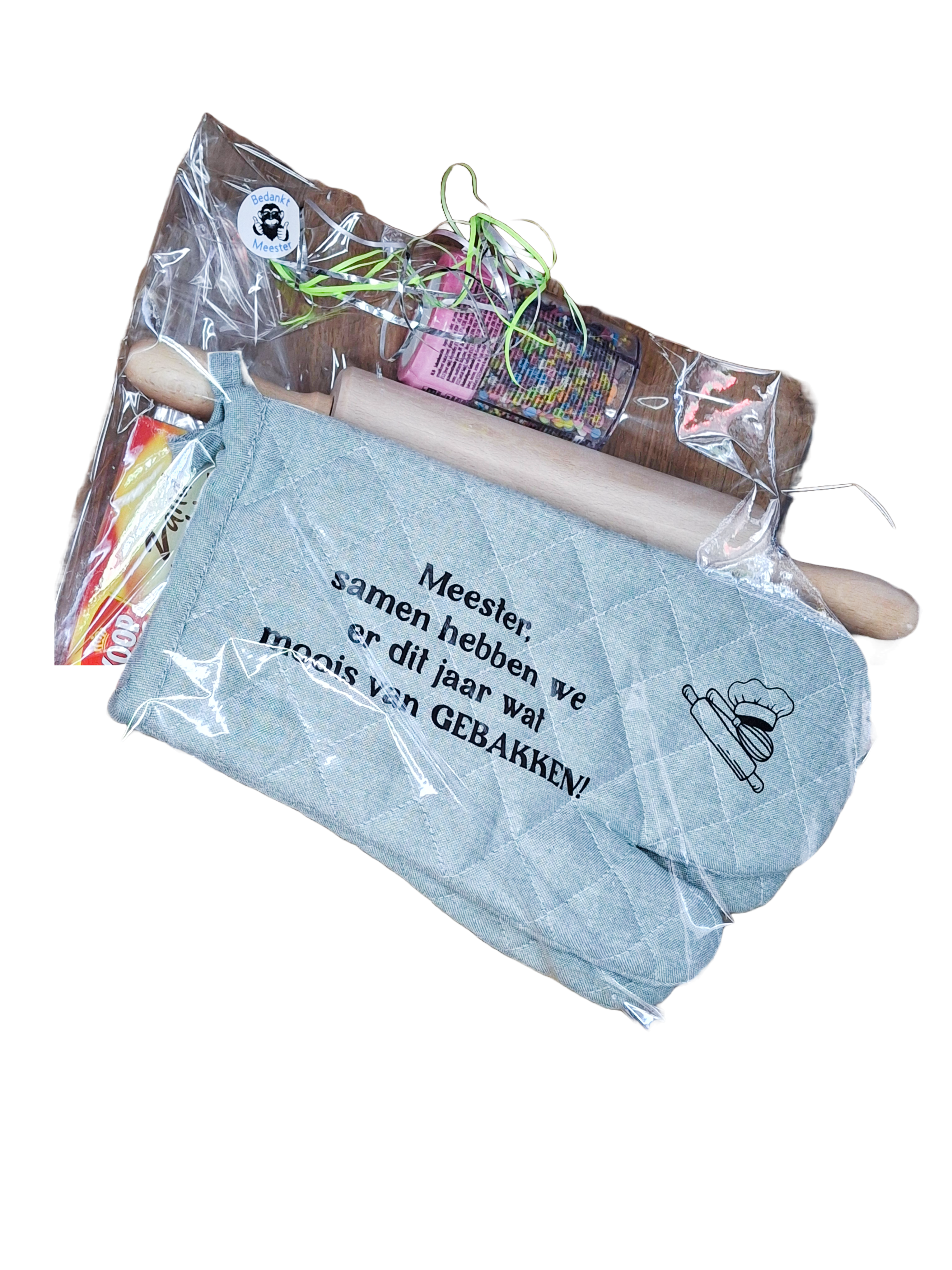 Bakpakket voor meester