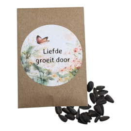 Liefde groeit door (zonnebloemen)