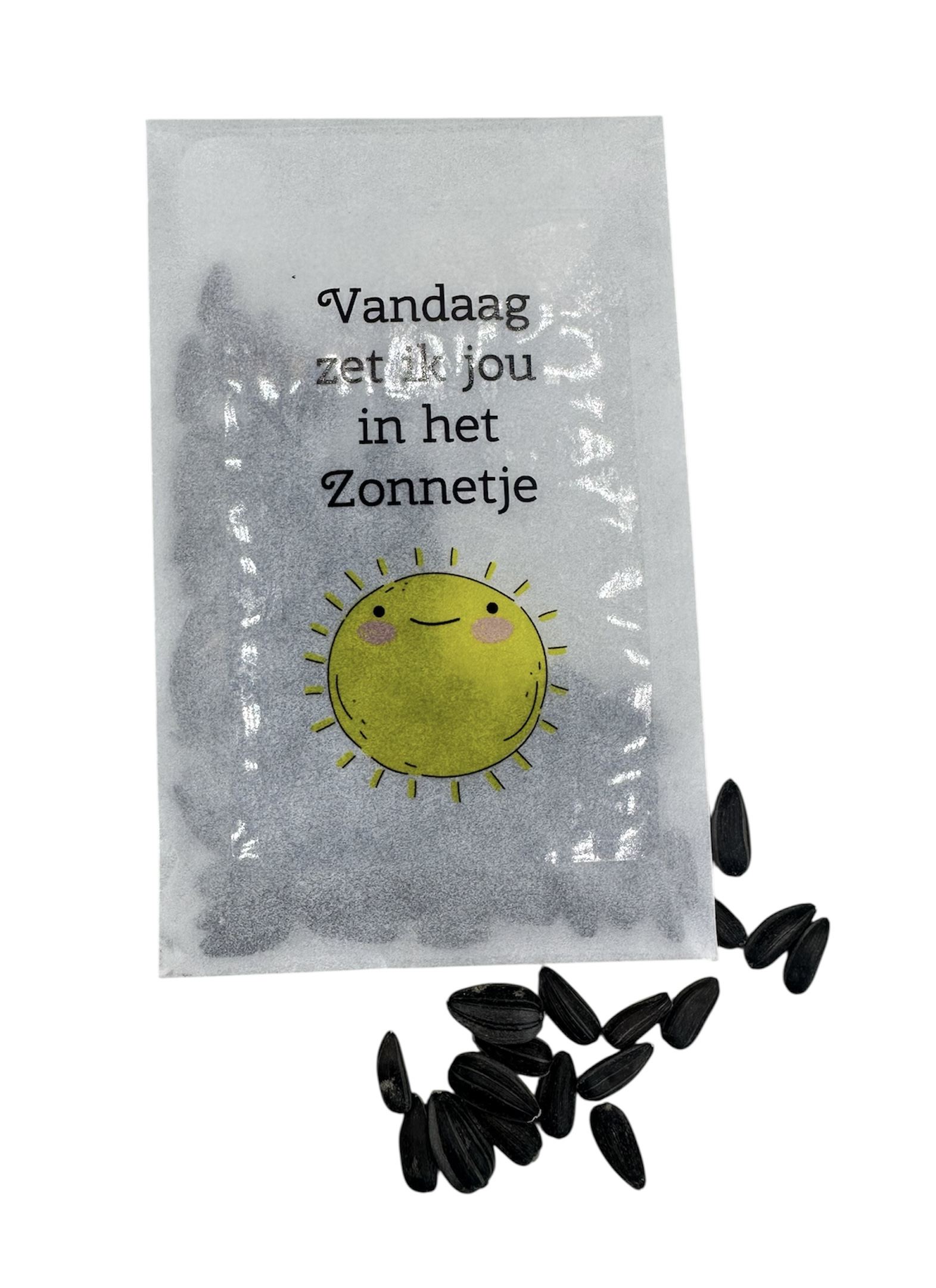 Vandaag zet ik jou in het  zonnetje (zonnebloemen)