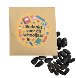 Bedankt voor dit schooljaar (zonnebloemen)