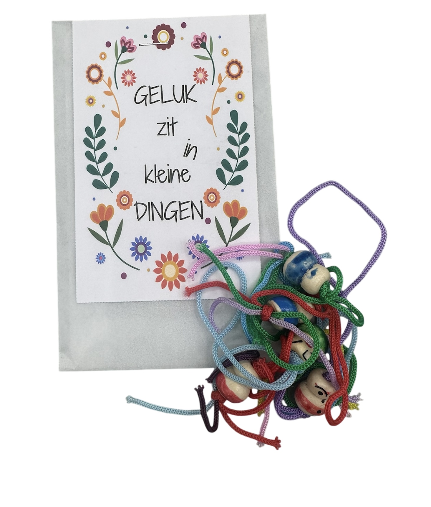 Geluk zit in de kleine dingen (Gelukspoppetjes)
