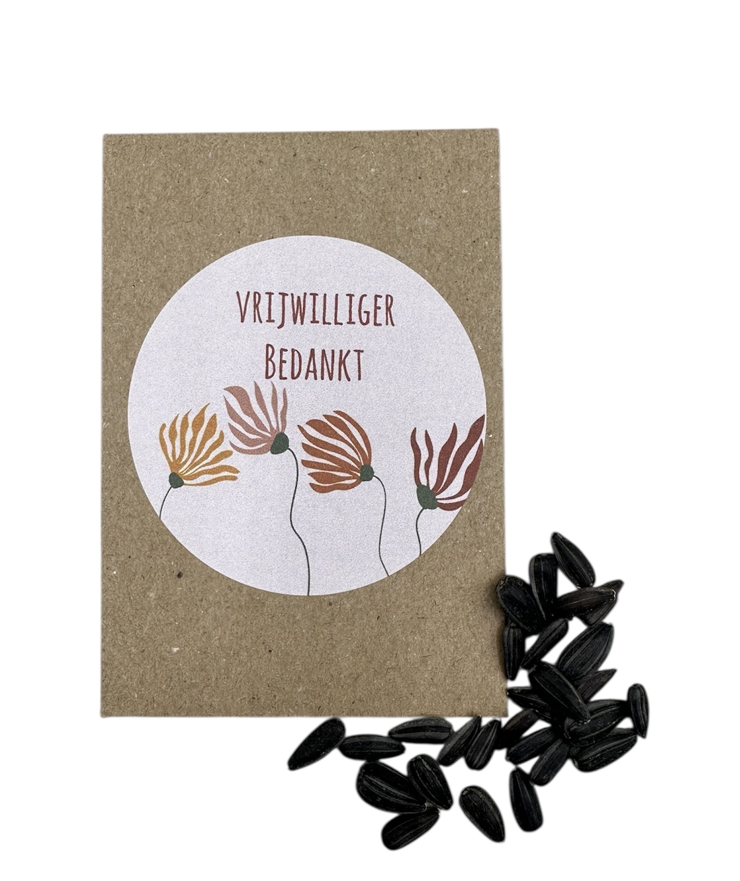 Vrijwilliger Bedankt (zonnebloemen)