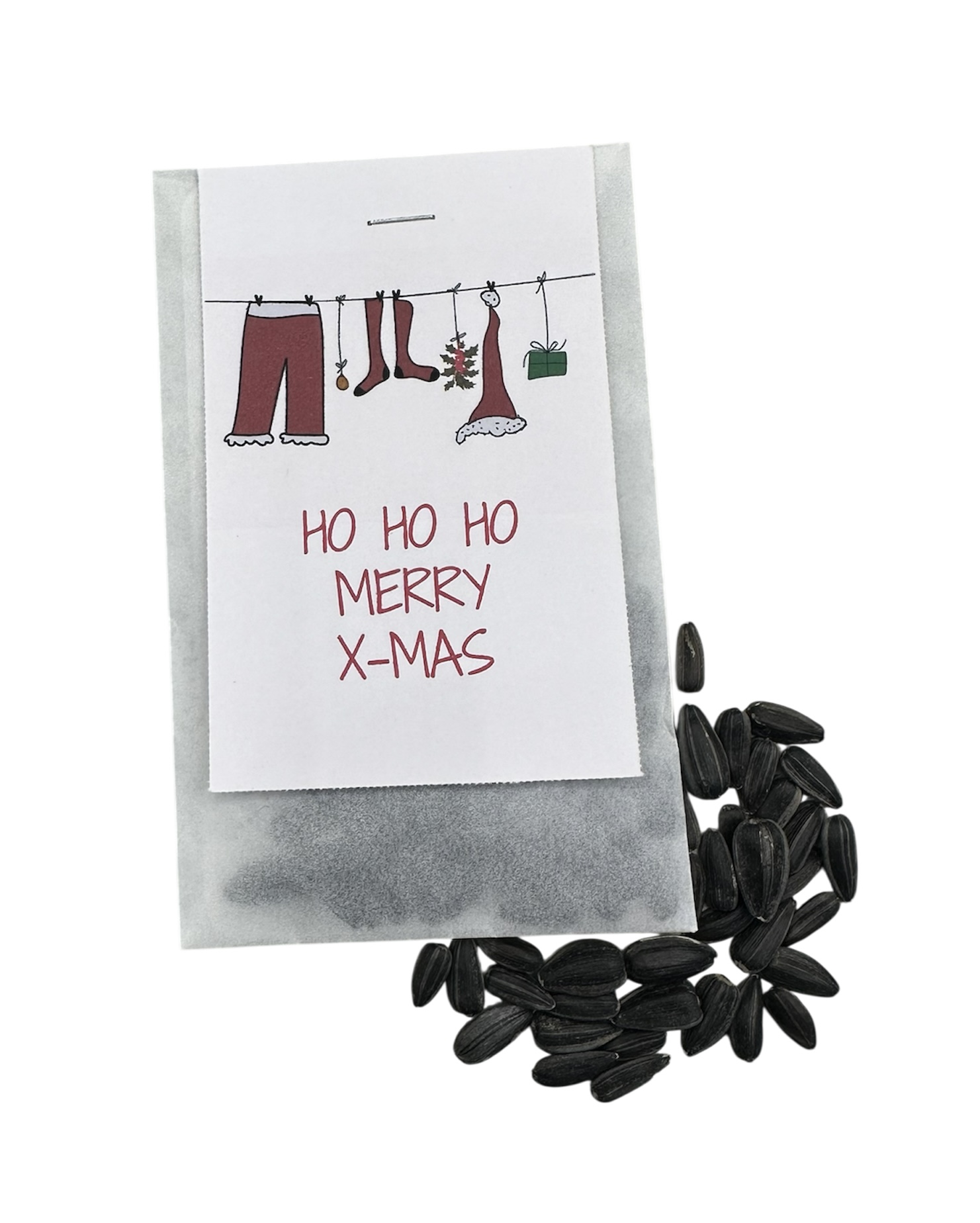 HO HO HO Merry Christmas  (Zonnebloemen)