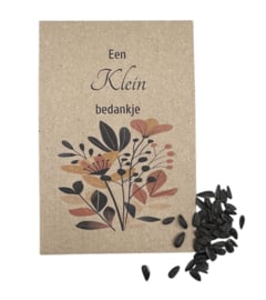 Een klein bedankje