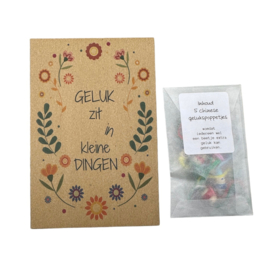 Geluk zit in kleine dingen, gelukspoppetjes