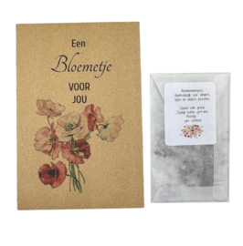 Een bloemetje voor jou ( bloemenmengsel)