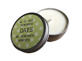 We do not remember days, we remember moments (groen)