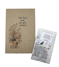 Plant these seeds and grow memories