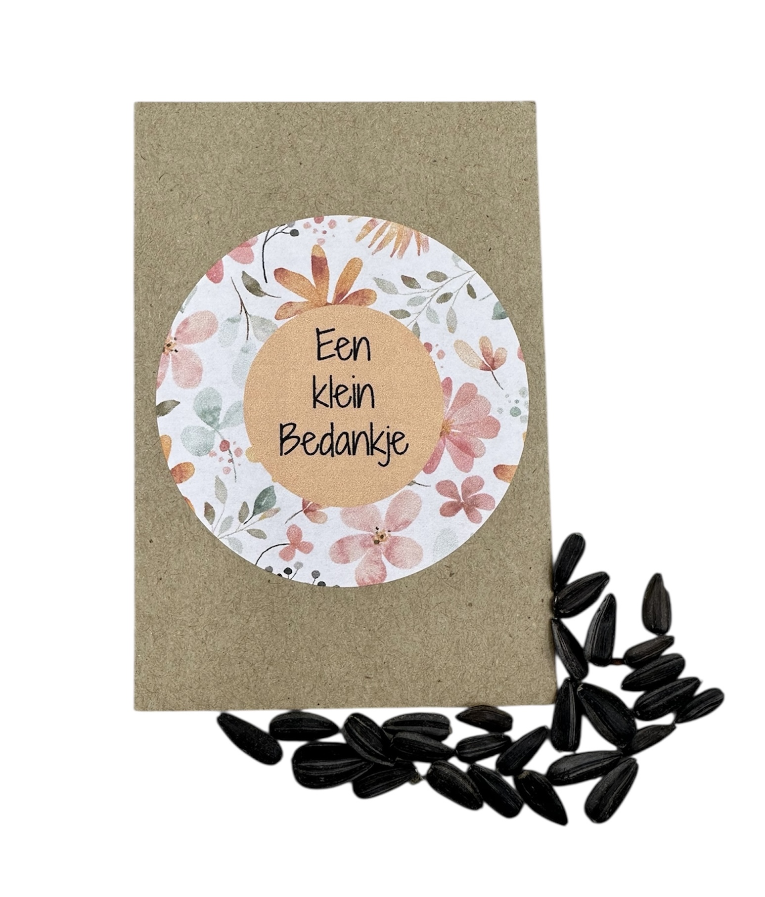 Een klein bedankje (zonnebloemen)