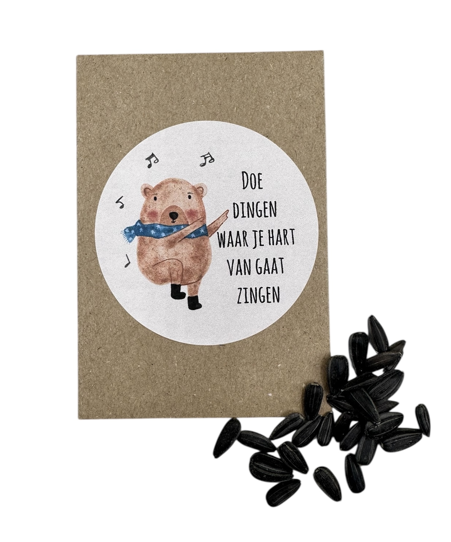 Doe dingen waar je hart van gaat zingen (zonnebloemen)