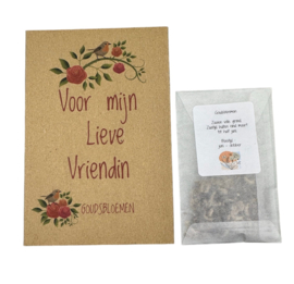 Voor mijn lieve vriendin (Goudsbloemen)
