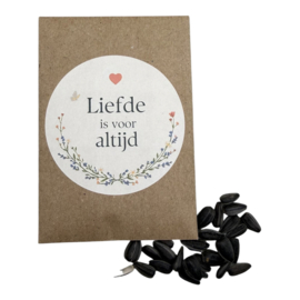 Liefde is voor altijd(zonnebloemen)