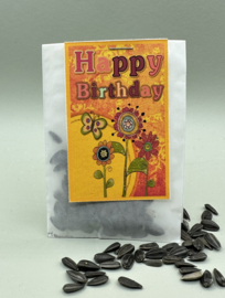 Happy Birthday  (Zonnebloemen)