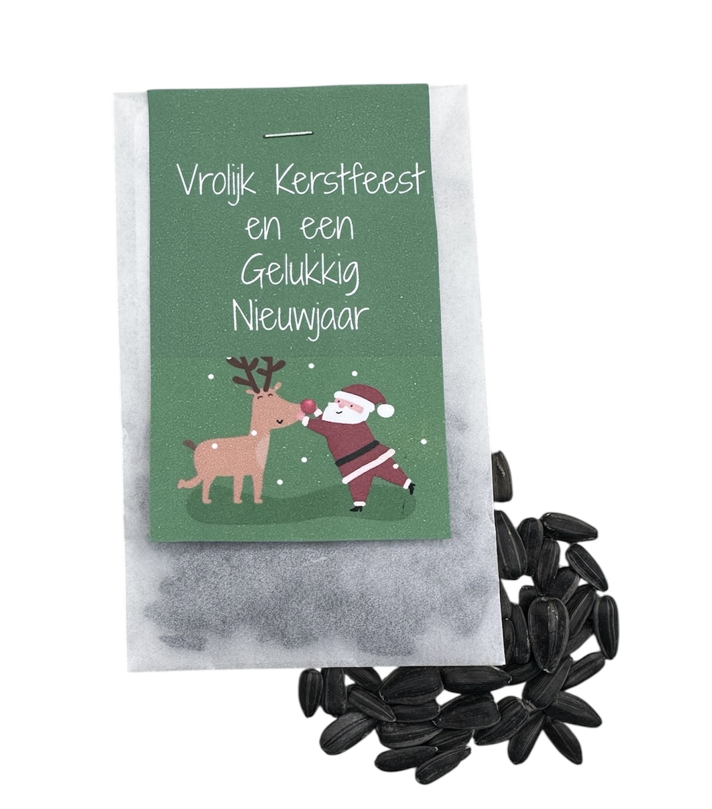 Vrolijk kerstfeest en een gelukkig nieuwjaar(Zonnebloemen)