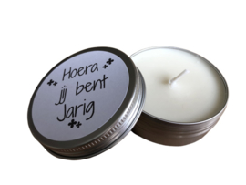 Hoera jij bent jarig (Zwart/Wit)
