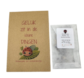 Geluk zit in de kleine dingen