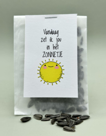 Vandaag zet ik jou in het zonnetje (Zonnebloemen)