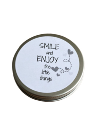 Smile and Enjoy the little things (Zwart/Wit)