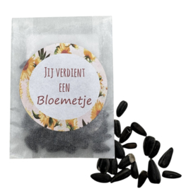 Jij verdient een bloemetje (10 stuks)