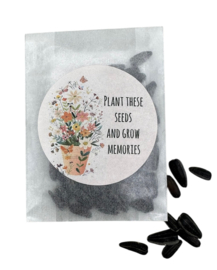Plant these seeds and grow memories (10 stuks)