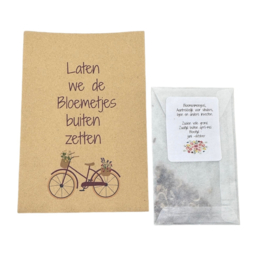 Laten we de bloemetjes buiten zetten (Vlinderbloemen)