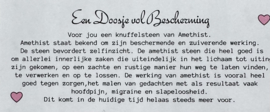 Een doosje vol Bescherming (Amethist)