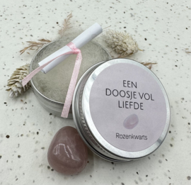 Een doosje vol Liefde (Rozekwarts)
