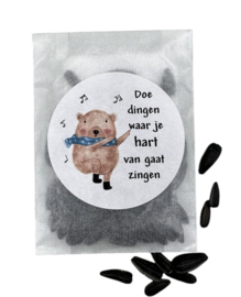 Doe dingen waar je hart van gaat zingen10 stuks)