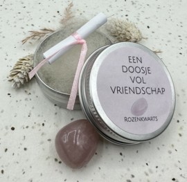 Een doosje vol Vriendschap (Rozekwarts)