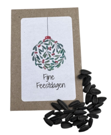 Fijne Feestdagen (kerstbal)