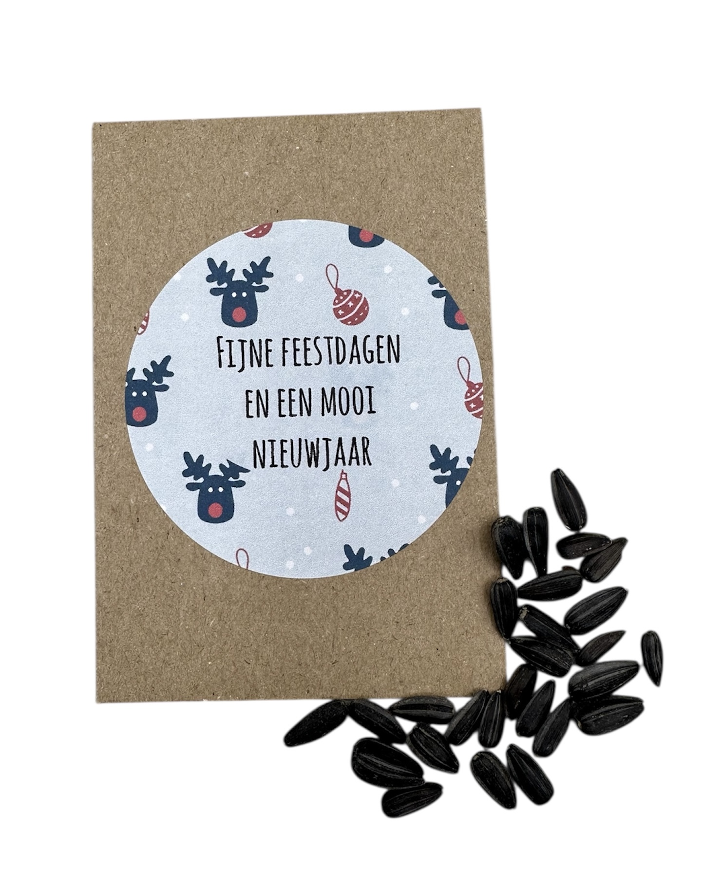Fijne feestdagen en een mooi nieuwjaar (zonnebloemen)