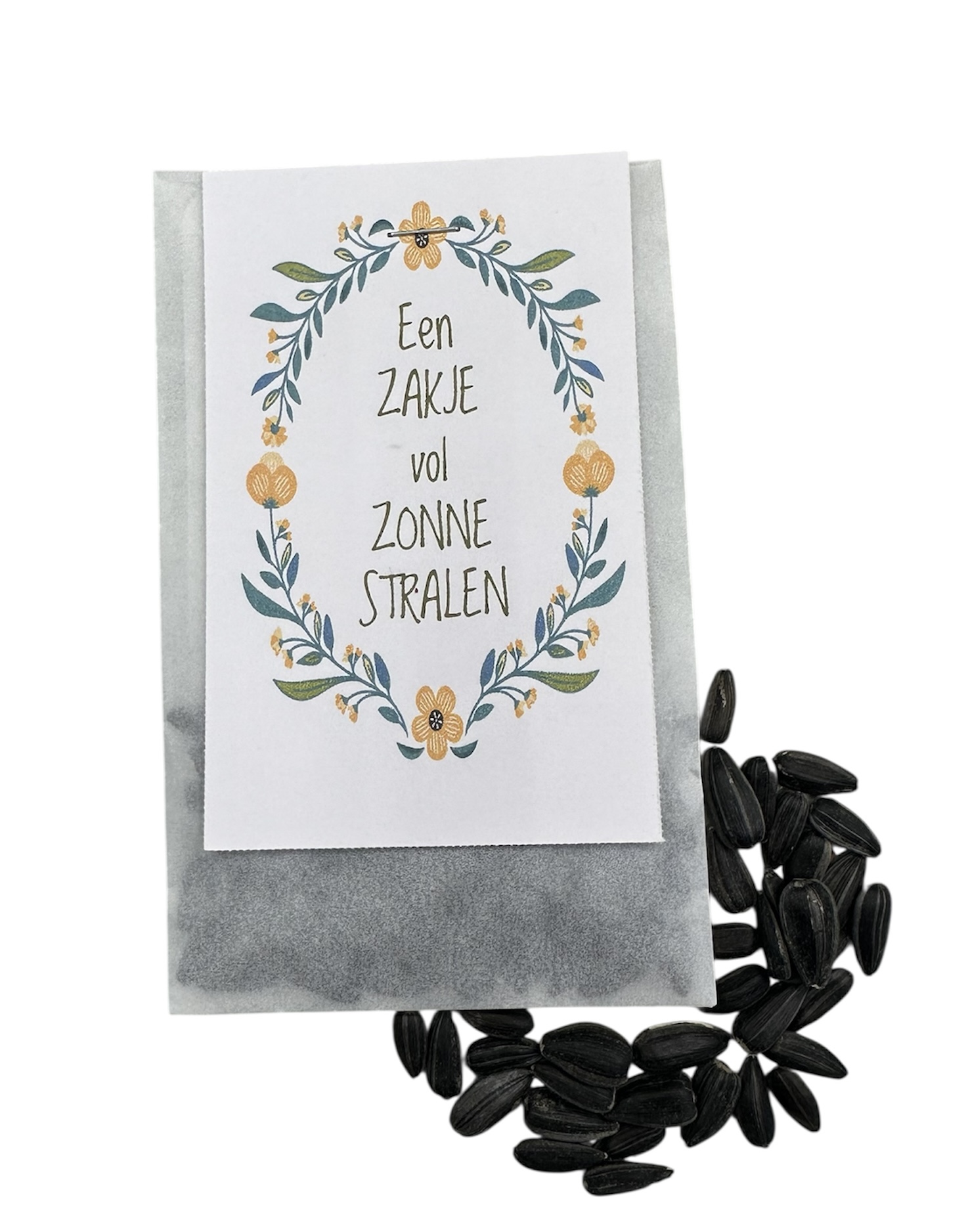 Een zakje vol Zonnestralen (Zonnebloemen)