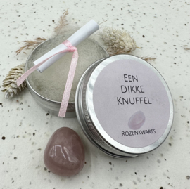 Een dikke knuffel (Rozekwarts)