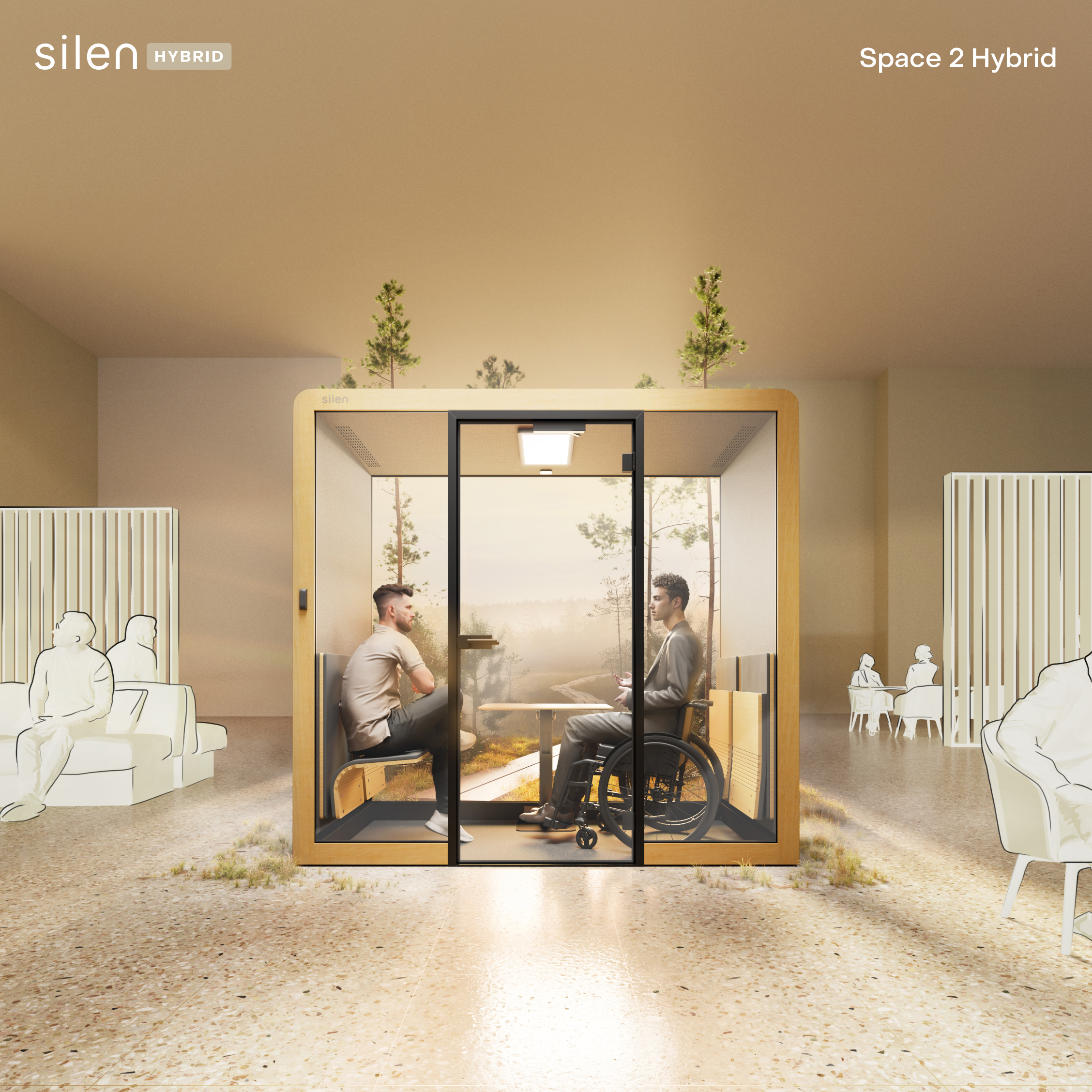 Silen Space 2 Plus Hybrid - Rolstoel toegankelijk