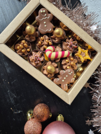 Roomchoco petit fours kerst