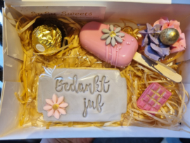 Mini sweetbox bedankt juf