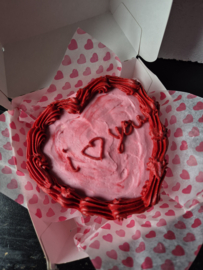 Bentotaartje "i love you"