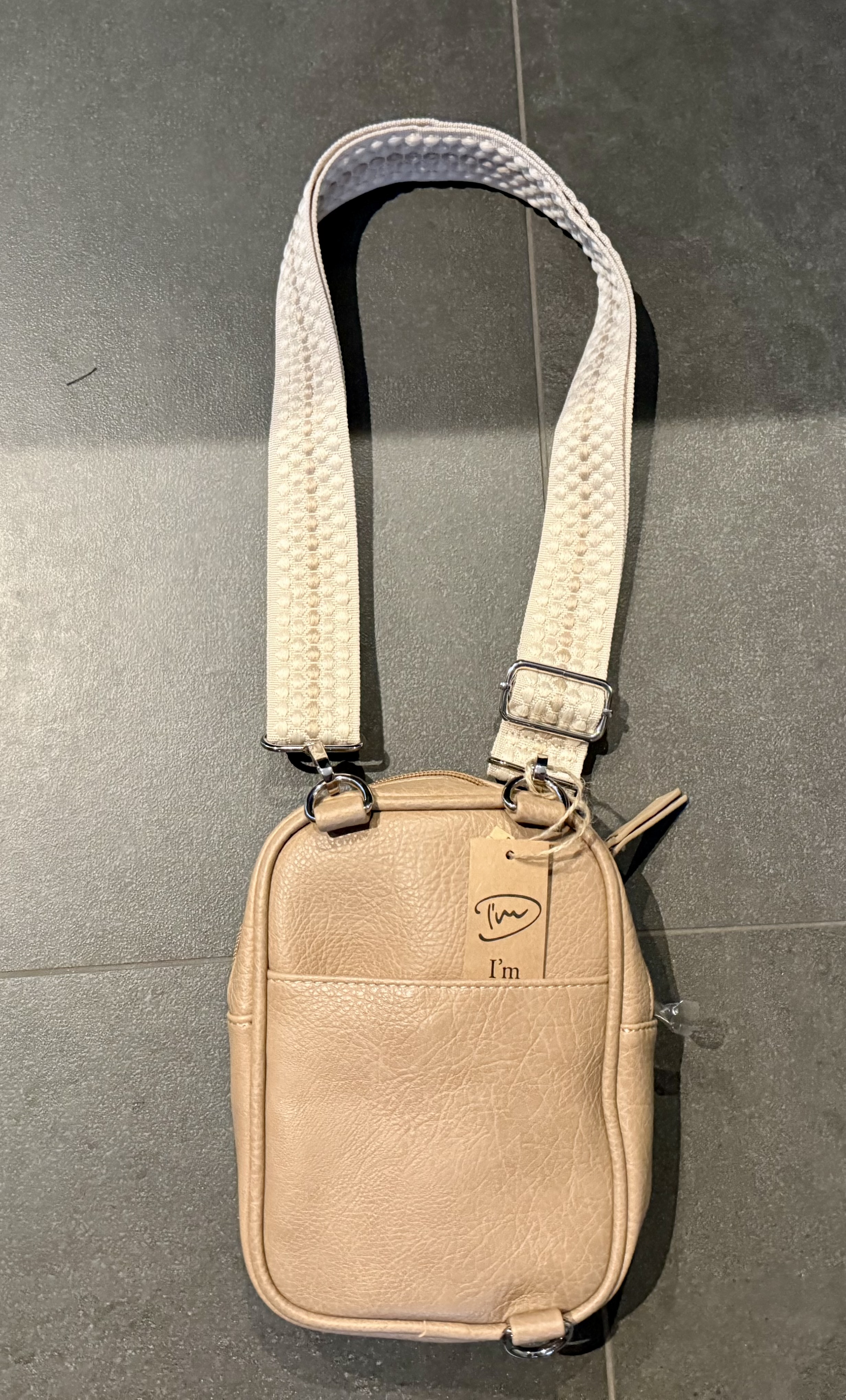 I'm Dutch Khaki crossbody tas Ruigoord