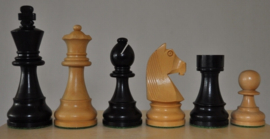 Klassiek staunton schaakstukken zwart KH 90 mm