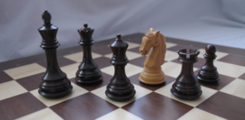 Colombian Knight Anjan op Zurich 55 schaakbord met coordinaten