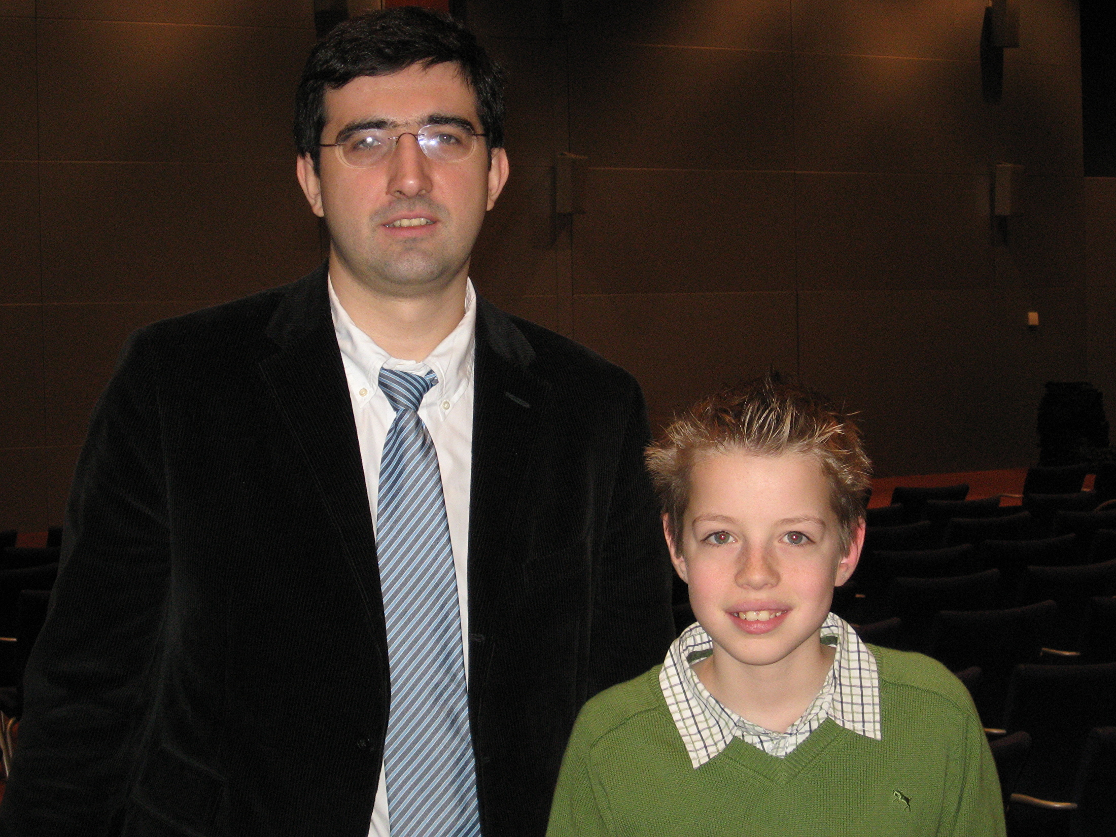 Brian met Vladimir Kramnik