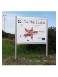 Reclamebord S90 - 750x750 mm