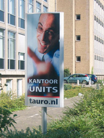 Reclamezuil onverlicht T60 1-paals